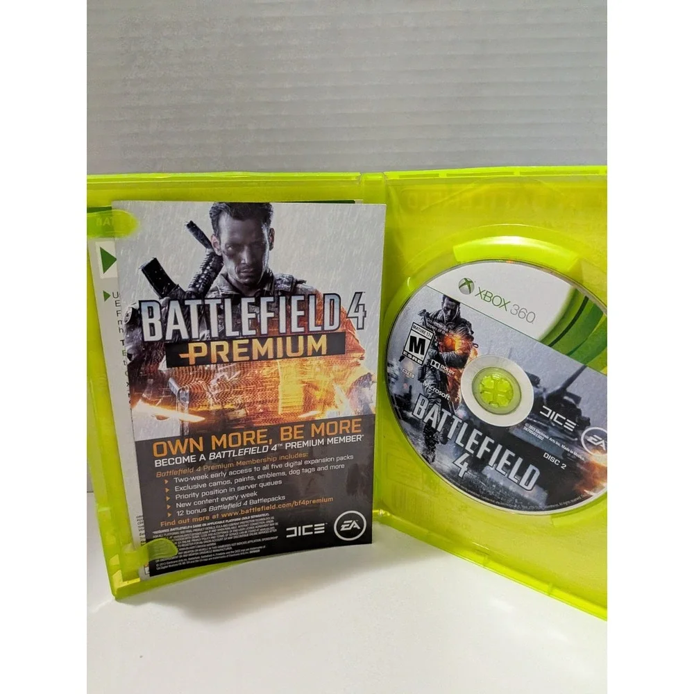 Battlefield 4 (Xbox 360, 2013) CIB
